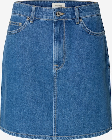 zils SELECTED FEMME Svārki 'SLFHARPER': no priekšpuses