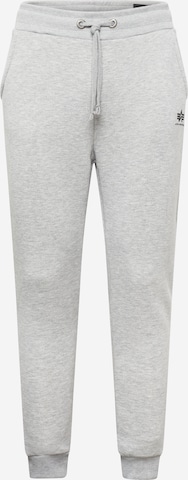 Pantalon ALPHA INDUSTRIES en gris : devant