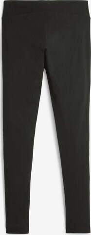 PUMA - Skinny Pantalón deportivo 'ESS+ MINIMAL GOLD' en negro