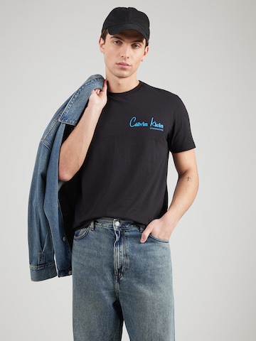 Calvin Klein Jeans Tričko - Čierna: predná strana