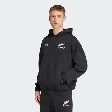 ADIDAS PERFORMANCE Sportsweatshirt 'All Blacks' in Zwart: voorkant
