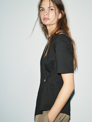T-shirt Pull&Bear en noir