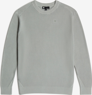 G-STAR Trui 'Serrated' in Grijs: voorkant