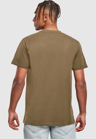 Mister Tee Shirt 'Weekend Wolf' in Green