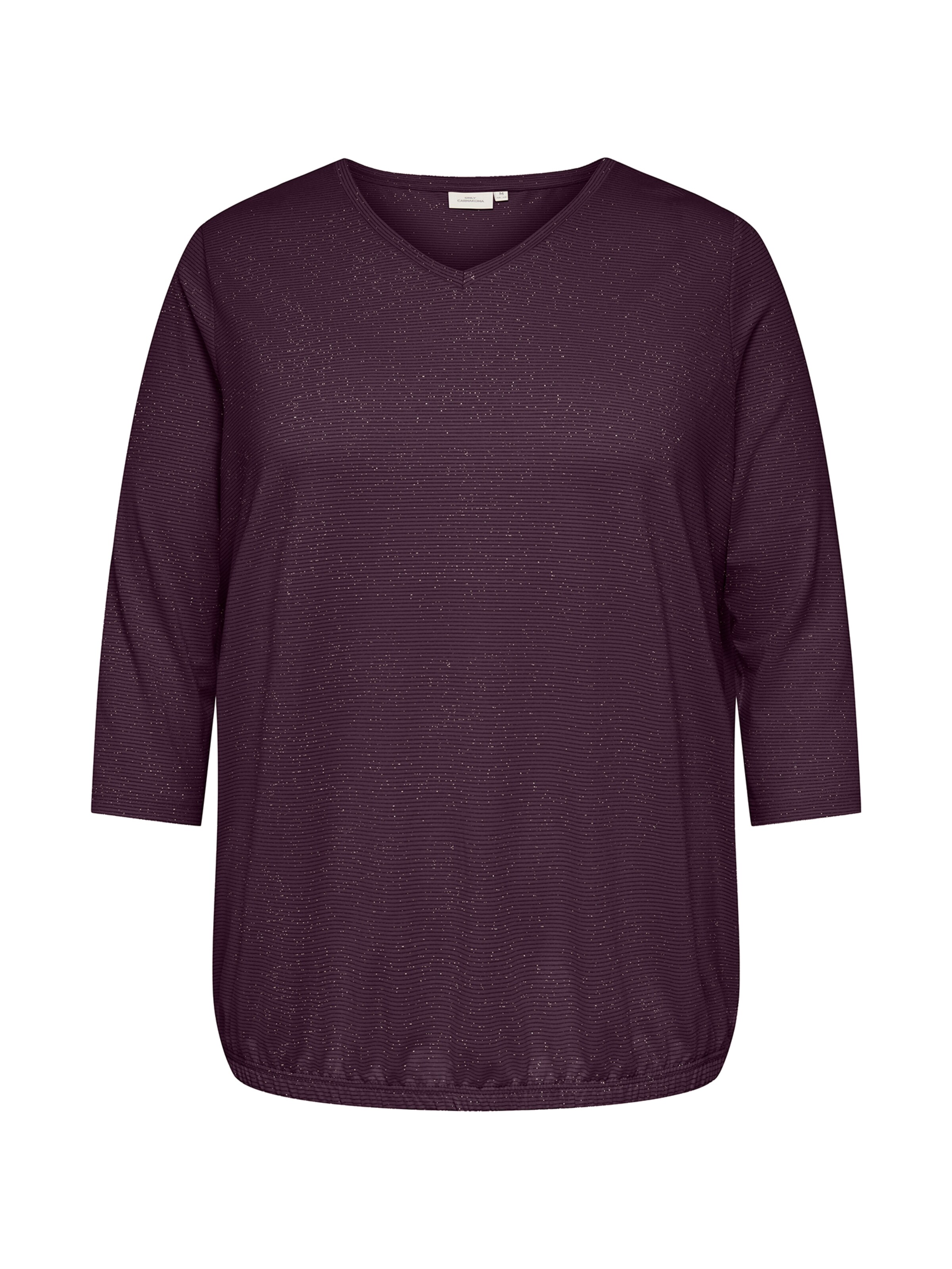 ONLY Carmakoma Blouse 'CARLINA' in XL-XXL in de kleur Aubergine, Productweergave