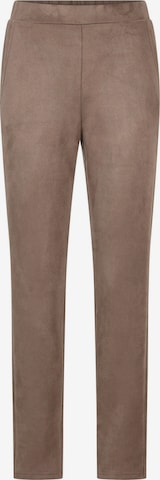 Goldner Pants 'Louisa' in Brown: front