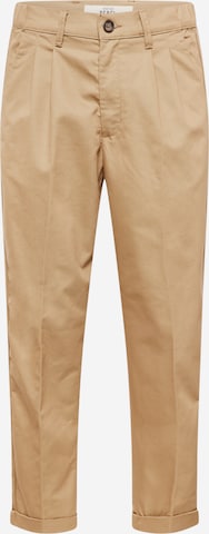 Redefined Rebel Regular Pleat-Front Pants 'Kevin' in Green: front