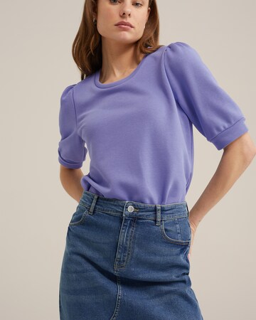 WE Fashion Μπλούζα φούτερ σε λιλά