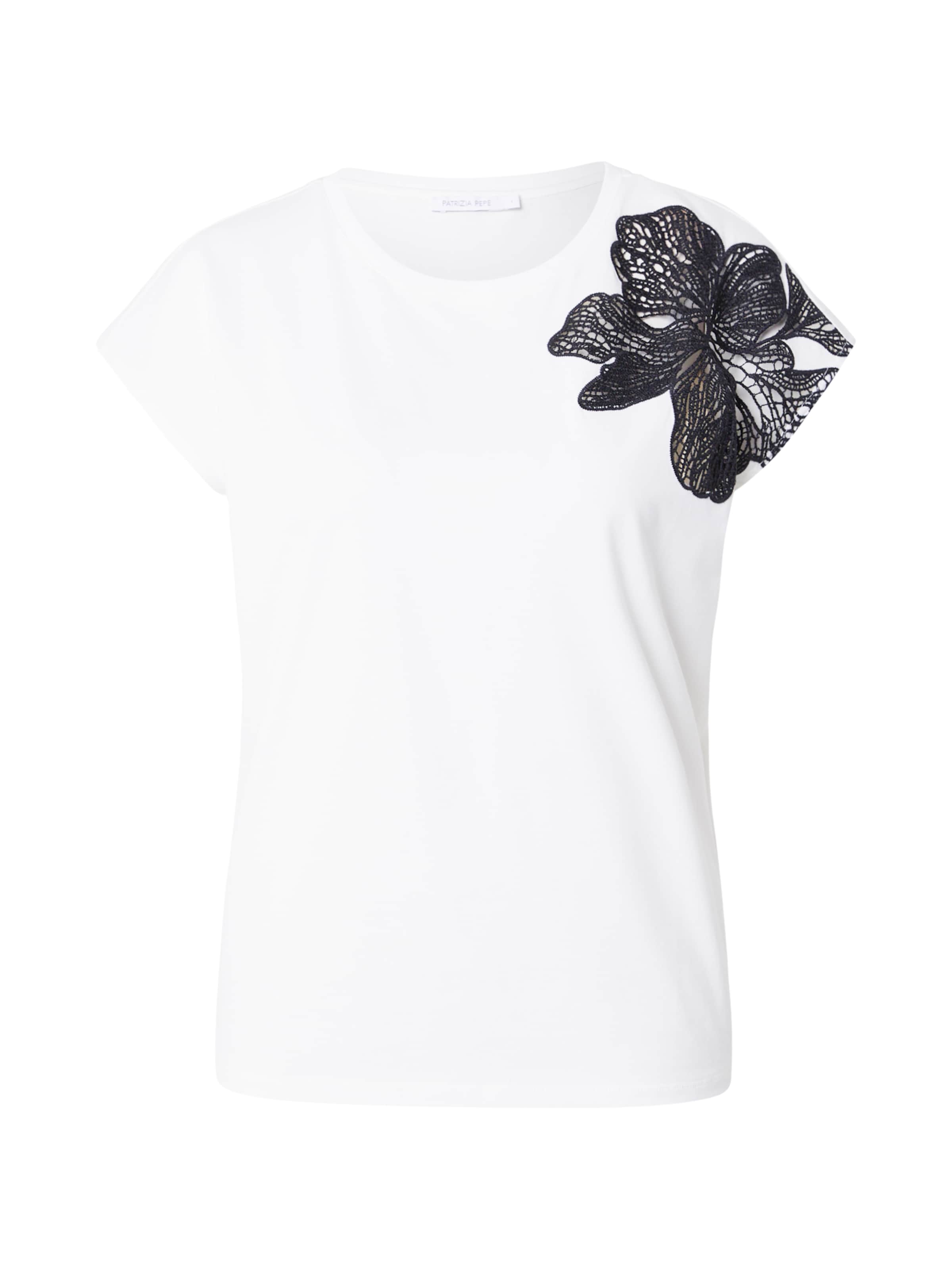 T-shirt 'MAGLIA' PATRIZIA PEPE en blanc : devant