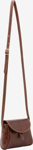 Viola Castellani Umhängetasche in Braun: Vorderseite