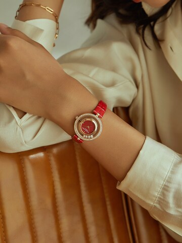 Montre à affichage analogique 'Stars' Victoria Hyde en rouge : devant