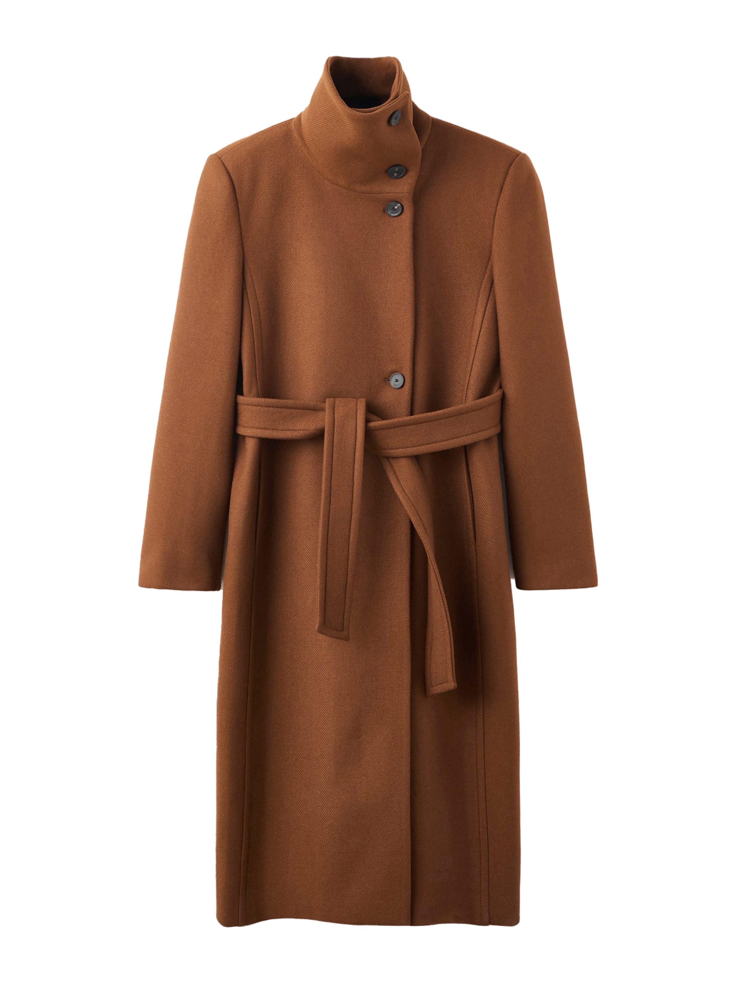 MANGO Prechodný kabát 'Sirenita' - Hnedá: predná strana