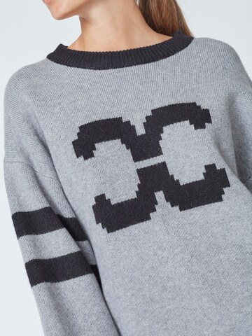 co'couture Trui 'Row' in Grijs