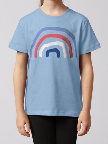watabout.kids Shirt 'Regenbogen' in Blauw