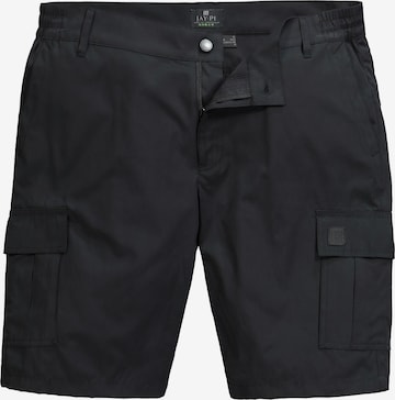 JAY-PI Cargo trousers in Black: front