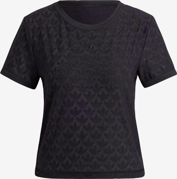 ADIDAS ORIGINALS Shirt in Black: front