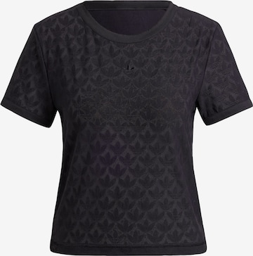 ADIDAS ORIGINALS Shirt in Black: front