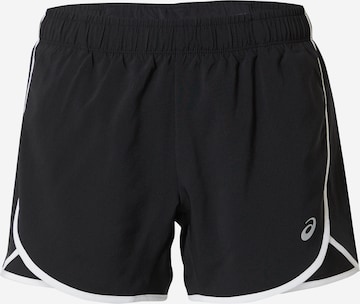 ASICS Regular Workout Pants in Black: front