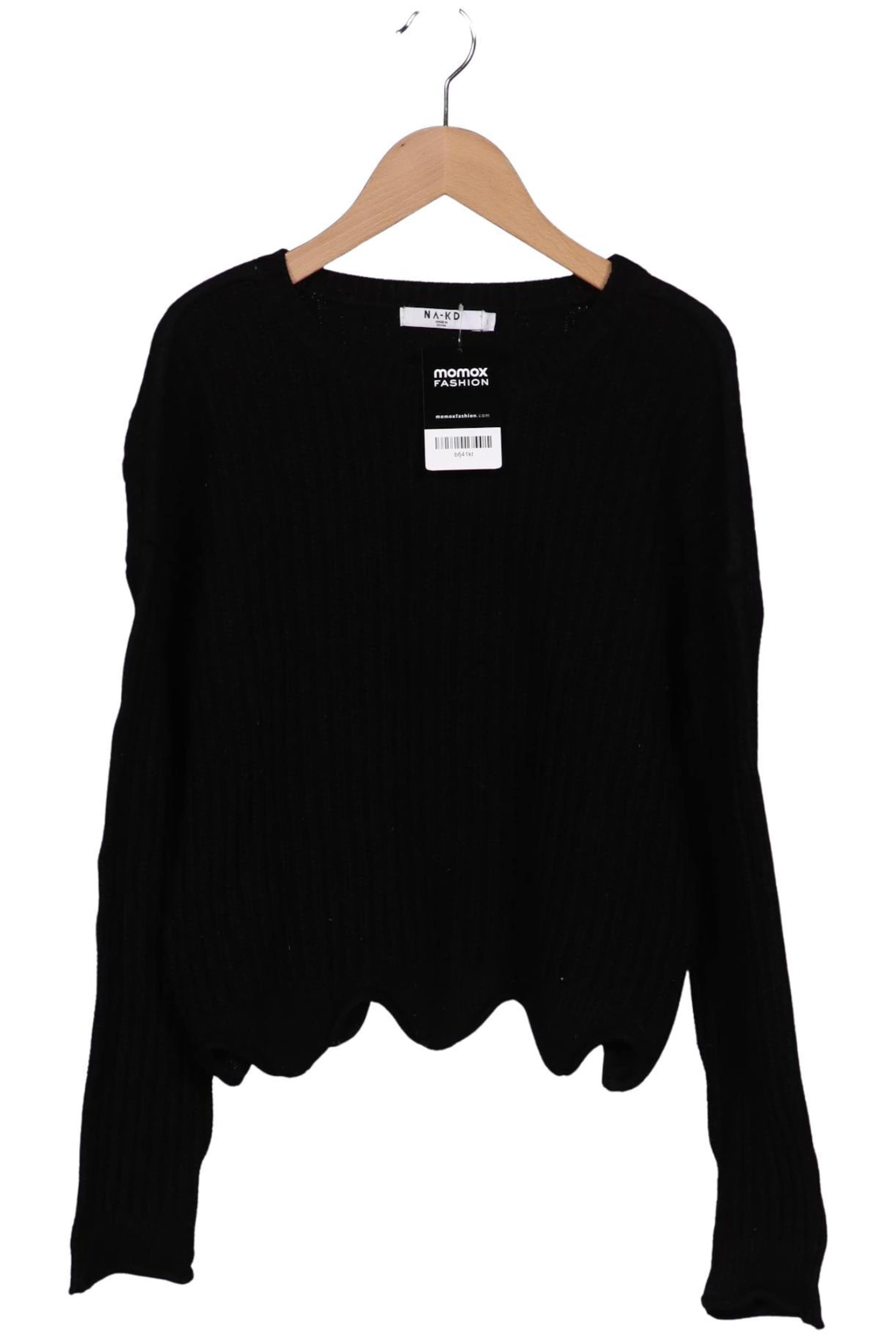 NA-KD Pullover S in Schwarz: Vorderseite