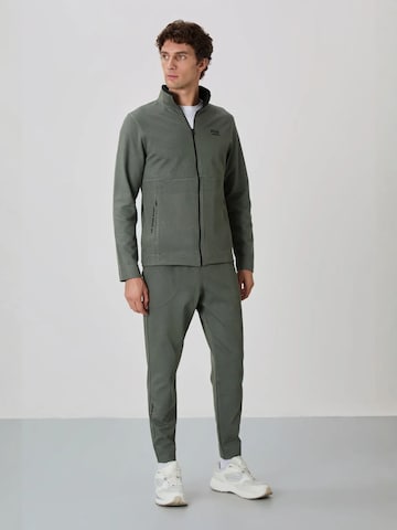 Tommy Life Trainingspak 'Aktive Sets' in Grijs: voorkant