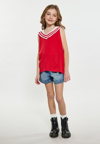 DreiMaster Vintage Blouse in Red: front