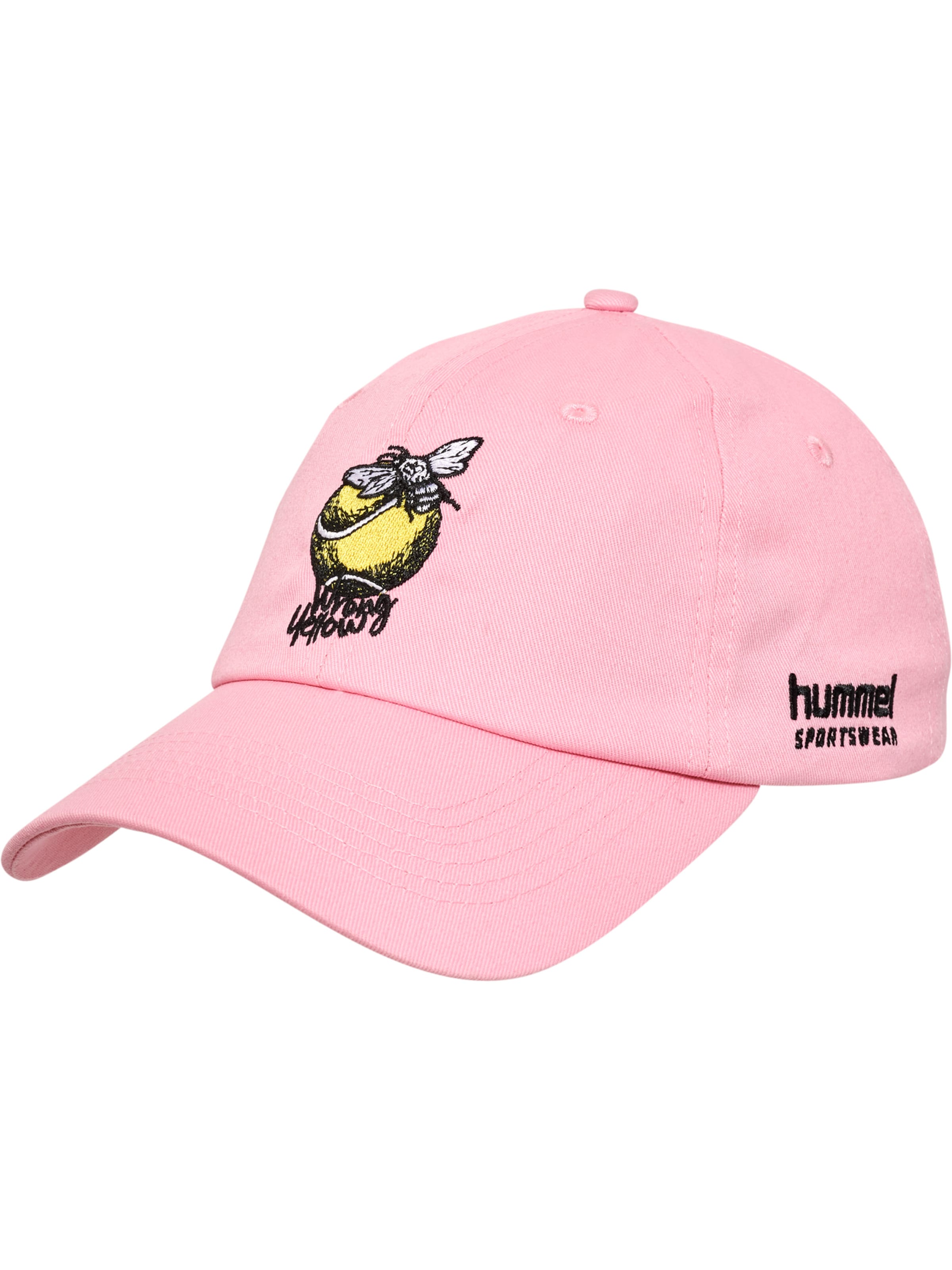 Hummel Hætte 'Wrong Yellow' i pink: forside
