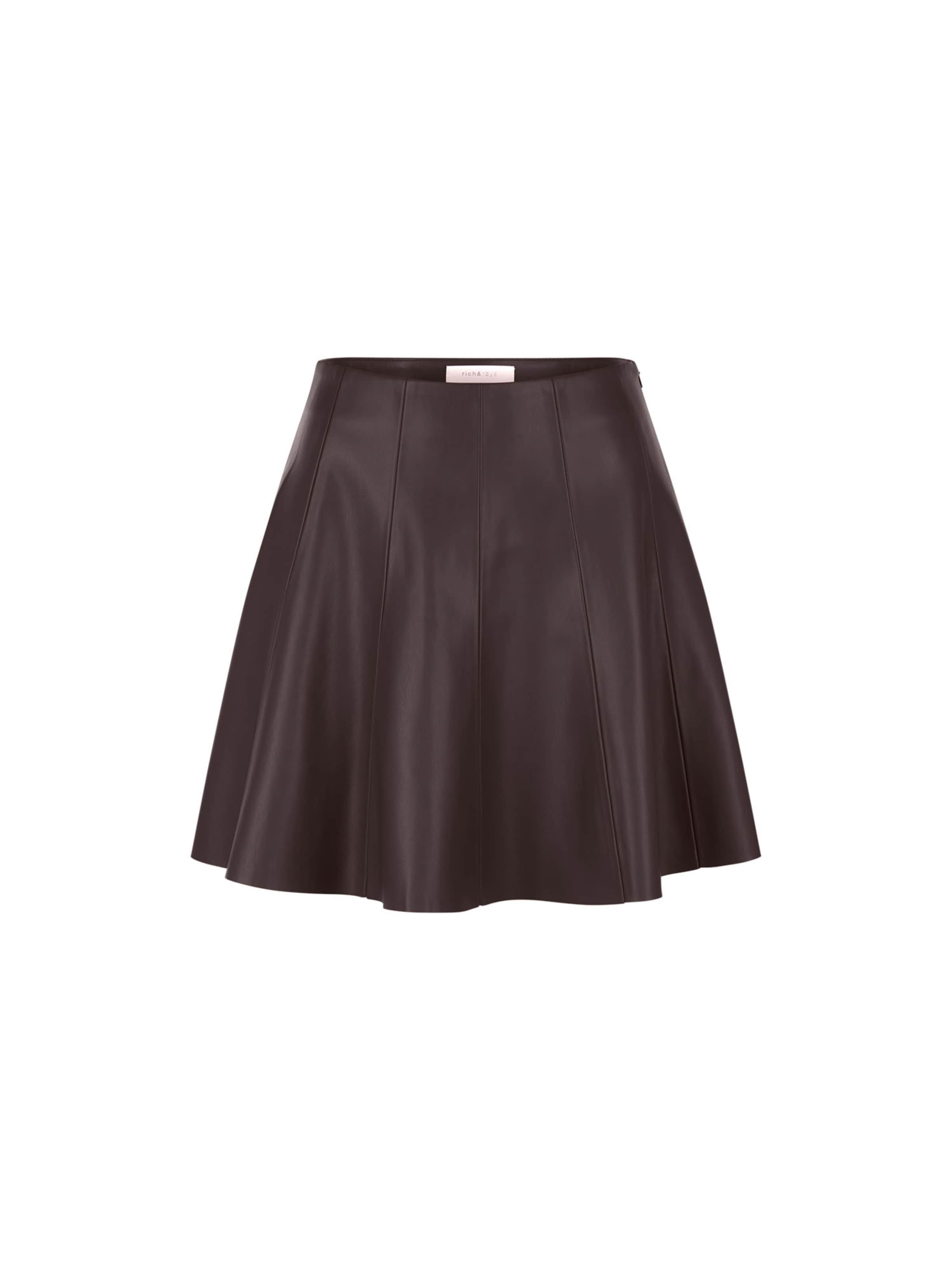 Rich & Royal - Saia em castanho: frente