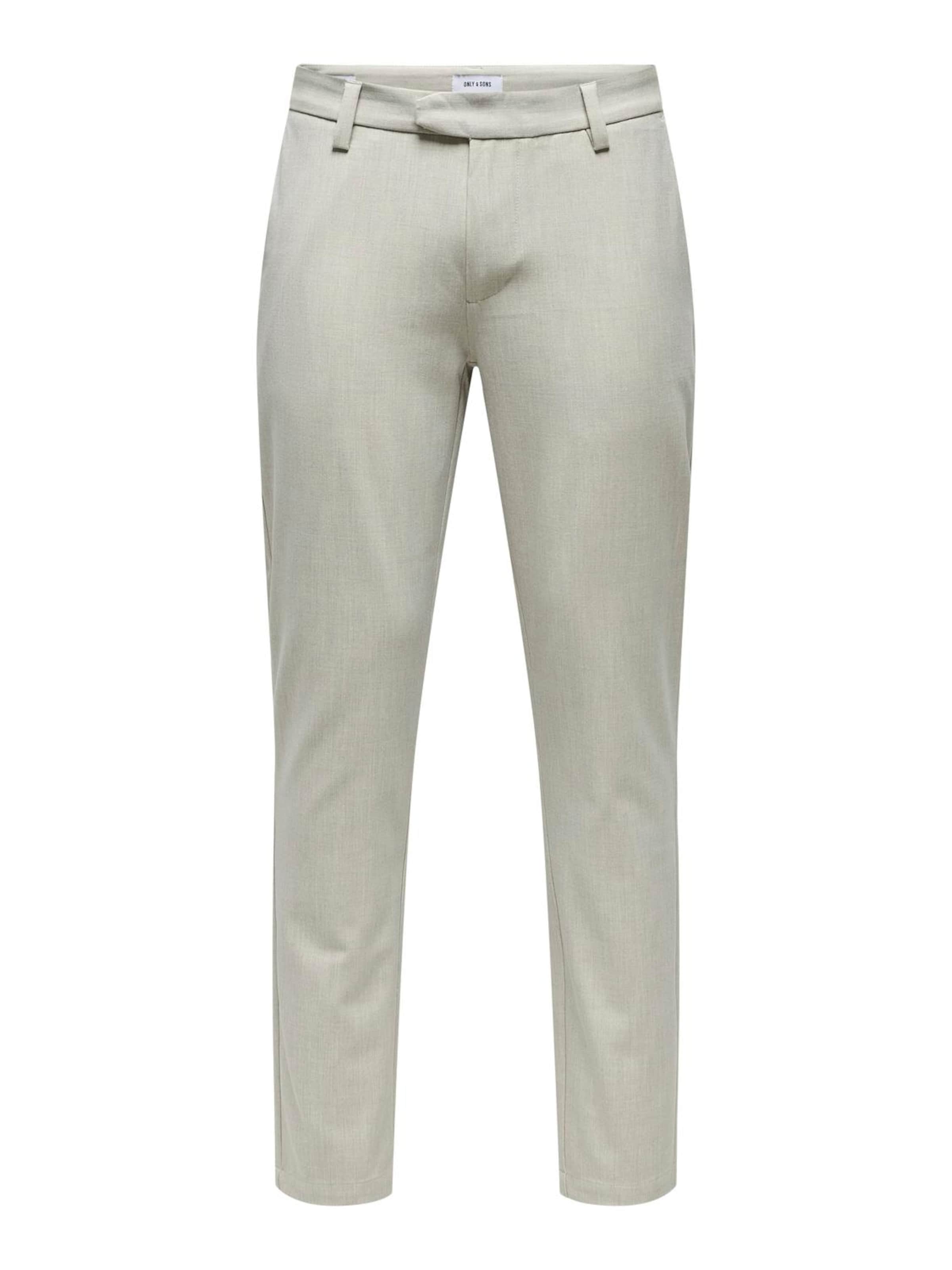 Only & Sons Slim fit Chino Pants 'ONSBrad' in Grey: front