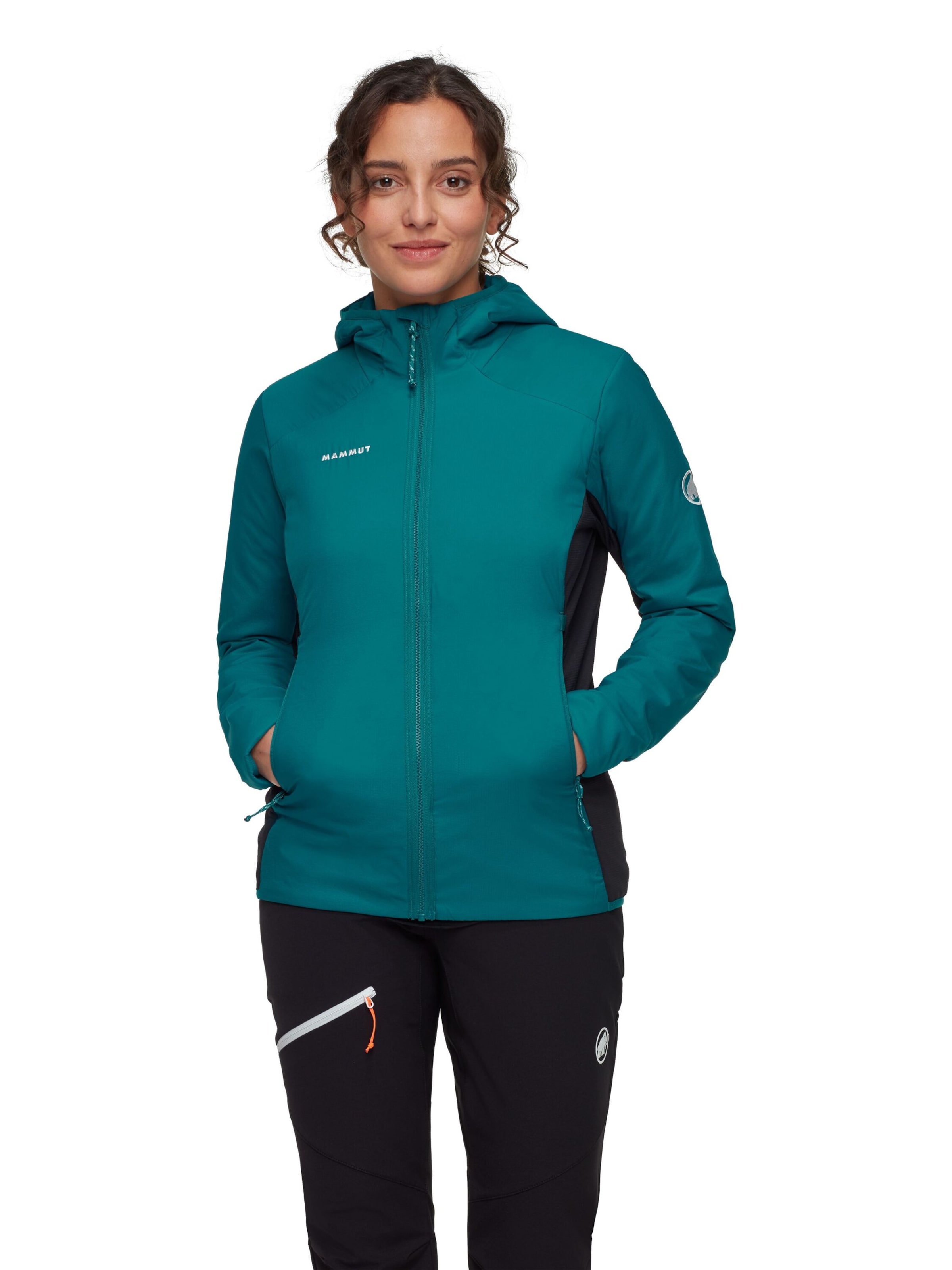 MAMMUT Outdoor Jacket in Green: front