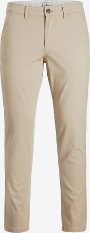 Coupe slim Pantalon chino 'Marco Dave' JACK & JONES en beige : devant