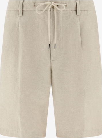 Regular Pantalon à pince Boggi Milano en beige : devant