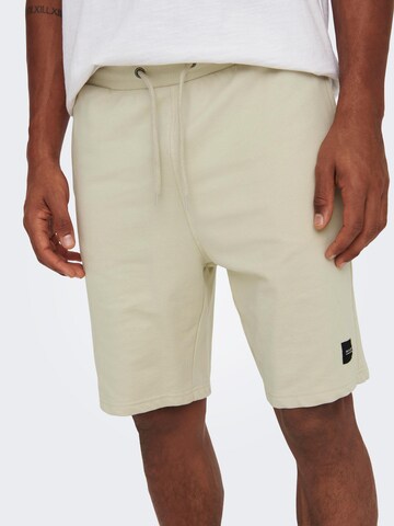 Regular Pantaloni 'Neil' de la Only & Sons pe bej