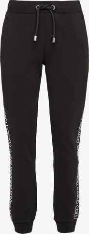Carlo Colucci Pants 'Carfora' in Black: front