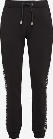 Pantalon 'Carfora' Carlo Colucci en noir : devant