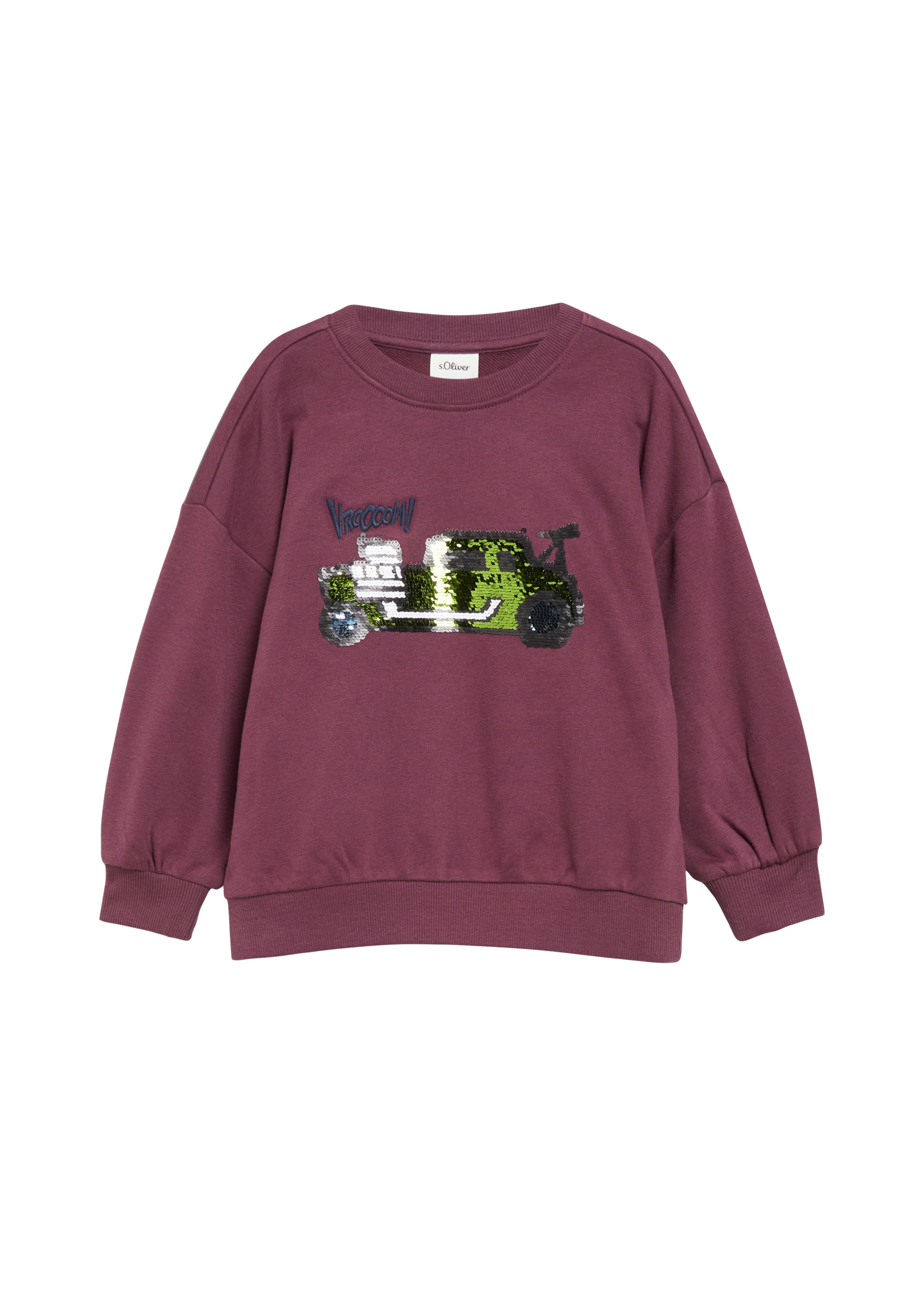 s.Oliver Sweatshirt in Rood: voorkant