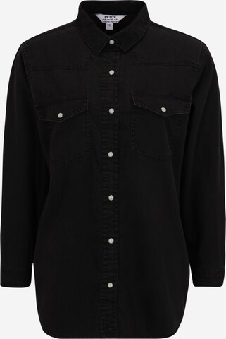 Dorothy Perkins Petite Blouse in Zwart: voorkant