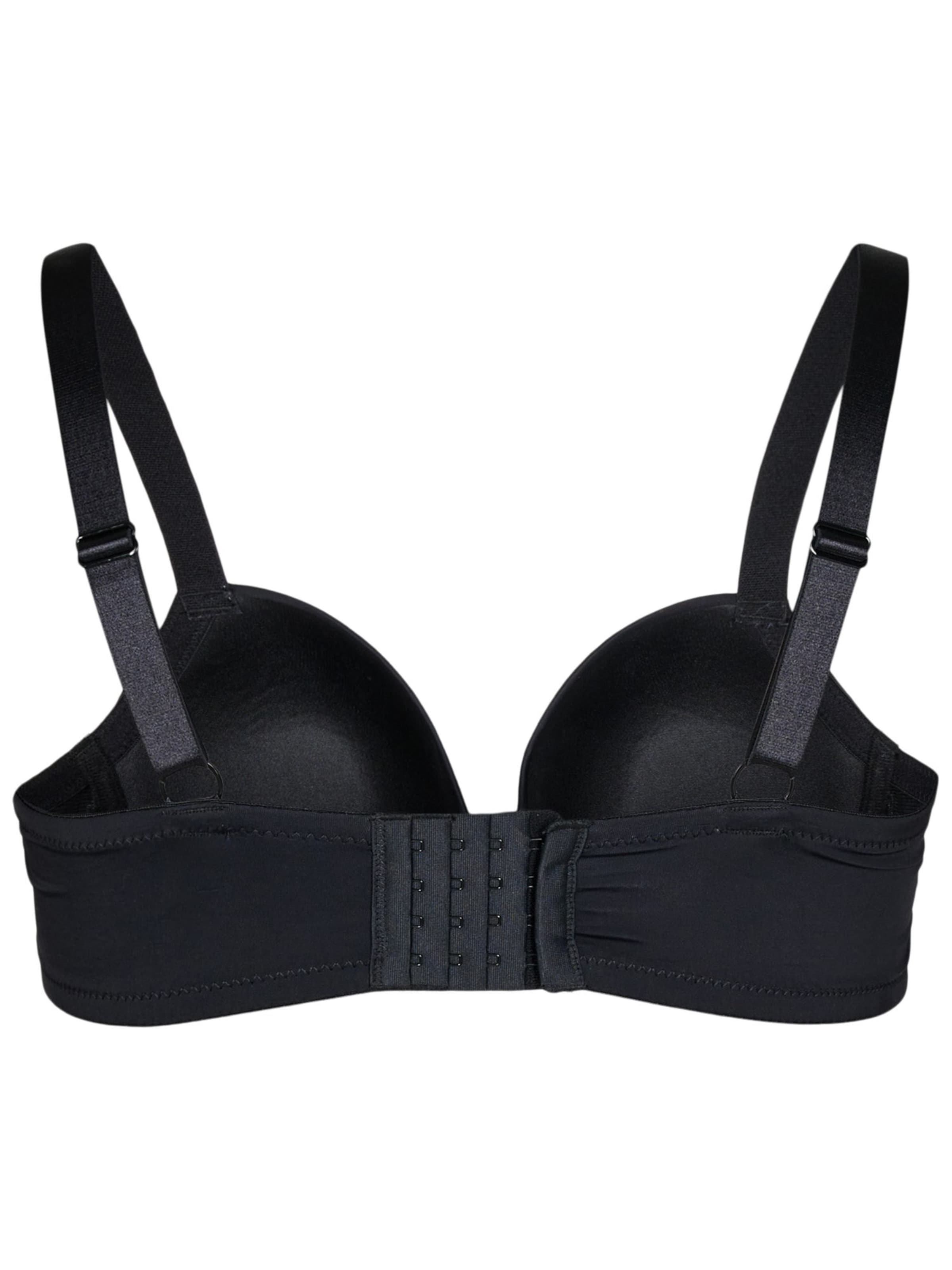 Push-up Soutien-gorge &#x27;Ldebbie&#x27; Devoted by Zizzi en noir