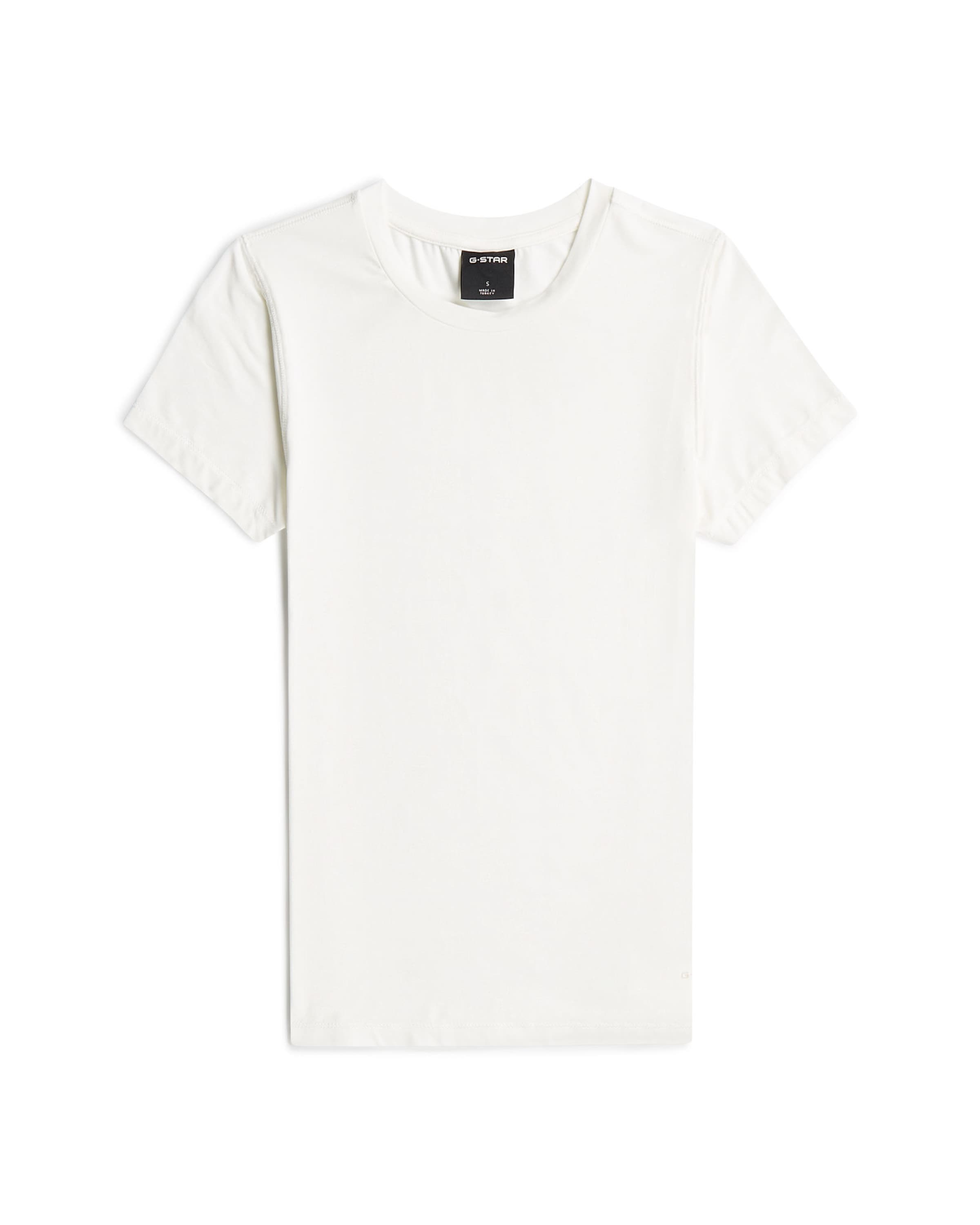 G-STAR Shirt '2nd Skin T-Shirt' in White: front