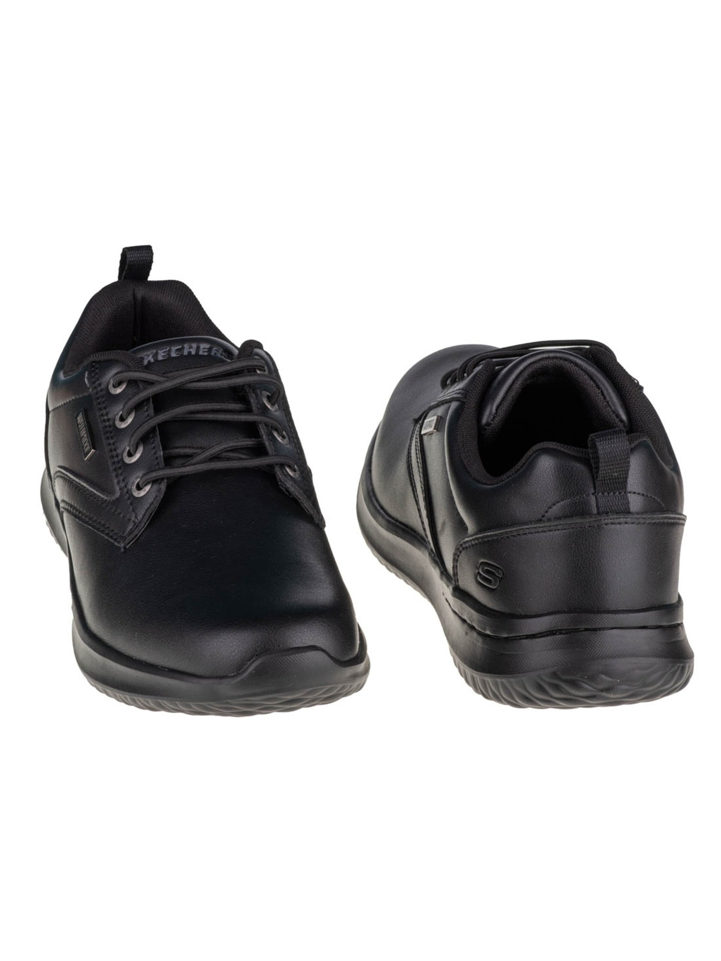 SKECHERS Sportlicher Schnürschuh 'Delson Antigo'‌‌‌‌‌ in Schwarz