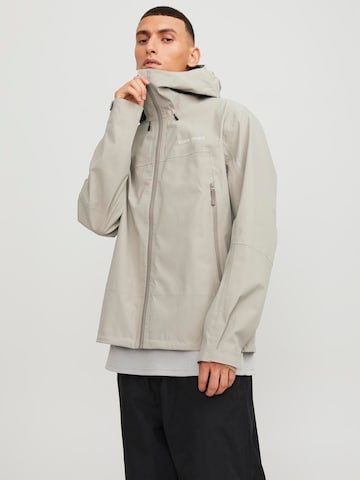 JACK & JONES Between-Season Jacket 'Trail' in Grey: front