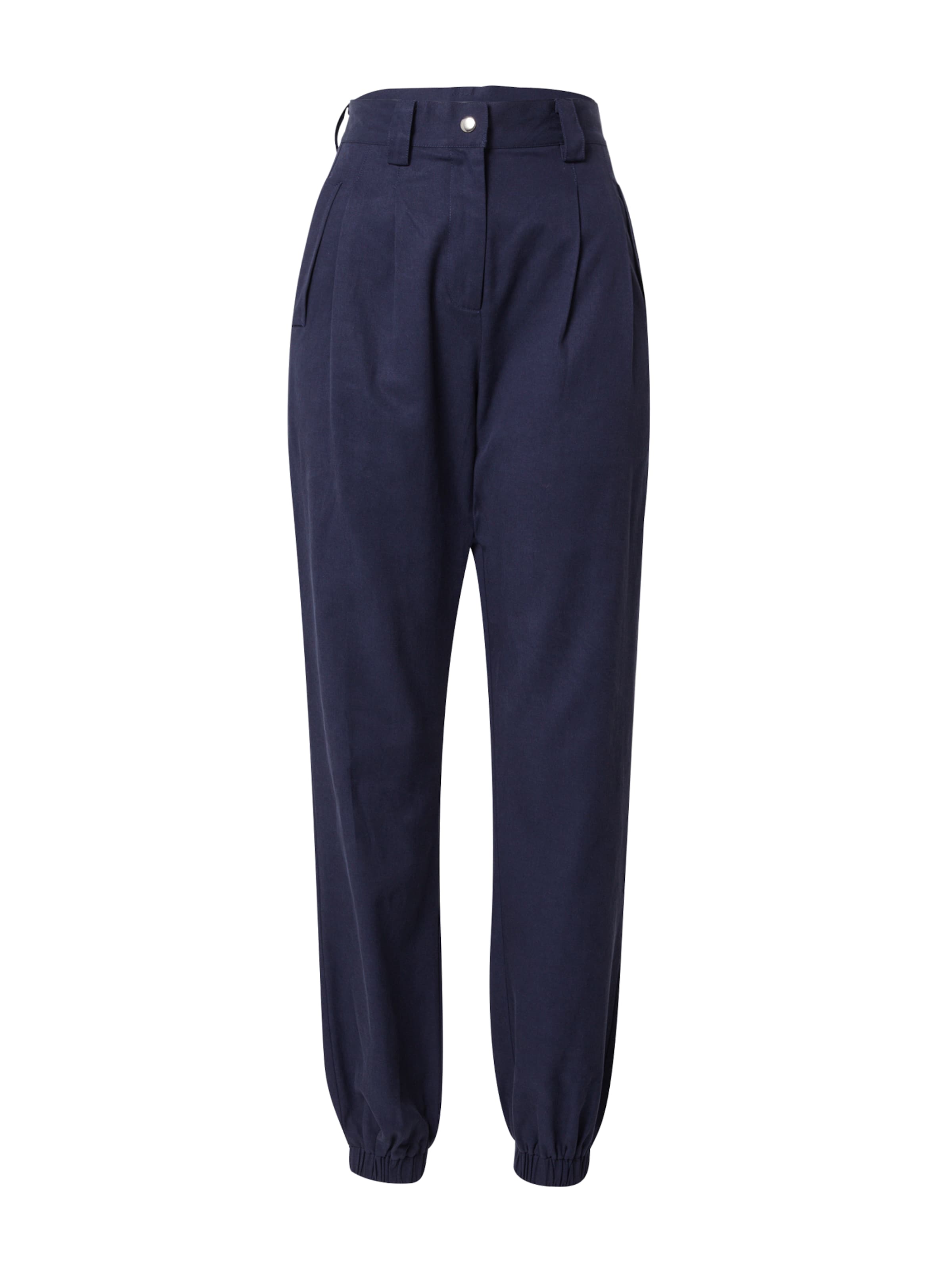 Guido Maria Kretschmer Women Pleat-Front Pants 'Nicola' in Blue: front