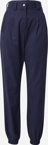 Guido Maria Kretschmer Women Pleat-front trousers 'Nicola' in Blue: front