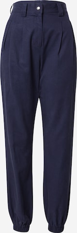 Guido Maria Kretschmer Women Pleat-Front Pants 'Nicola' in Blue: front