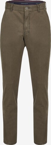 Hinrichs Slim fit Chino Pants 'Garvey' in Green: front