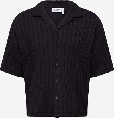 WEEKDAY Button Up Shirt in Black, Item view