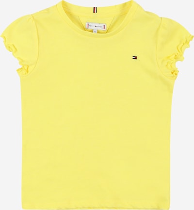 TOMMY HILFIGER Тениска в нейви синьо / жълто / огнено червено / бяло, Преглед на продукта