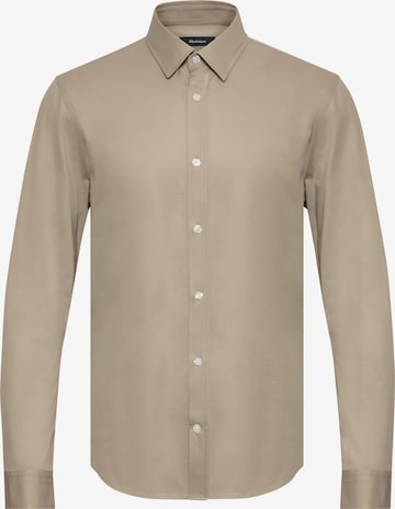 Matinique Button Up Shirt 'Trostol ' in Beige: front