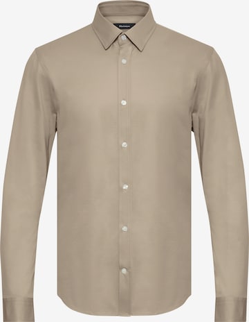 Coupe regular Chemise 'Trostol ' Matinique en beige : devant