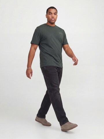 Jack & Jones Plus Tričko 'JJECorp' – zelená