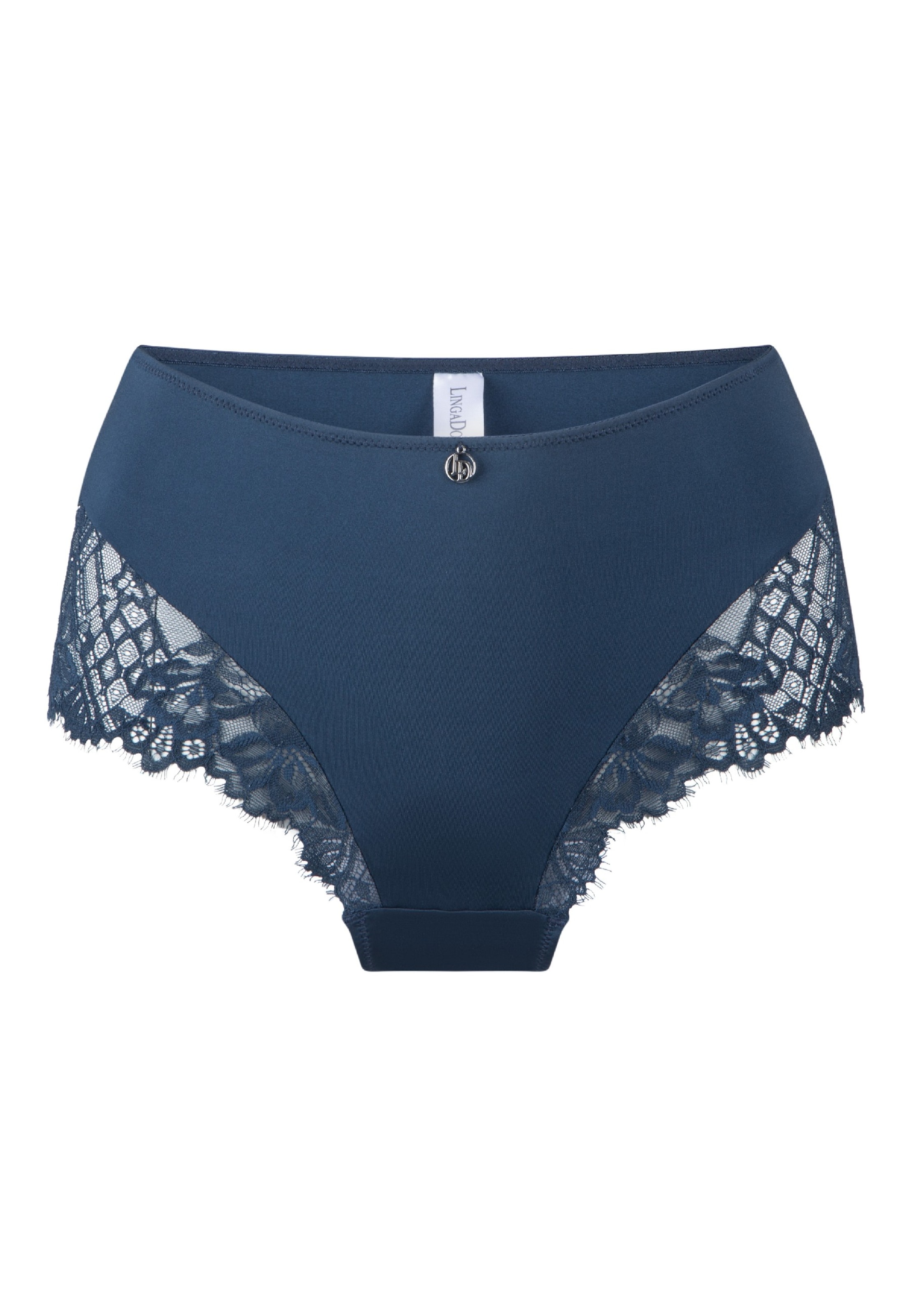 Slip 'Sparkling' di LingaDore in blu: frontale